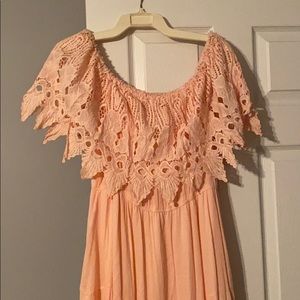 Pink maxi dress